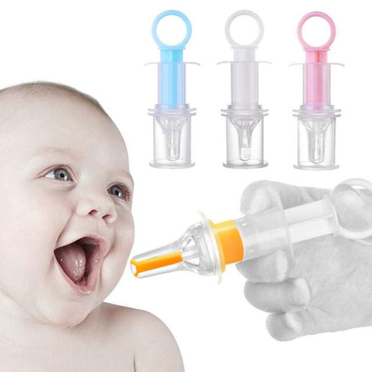 Baby Medicine Pacifier Dispenser with Oral Syringe